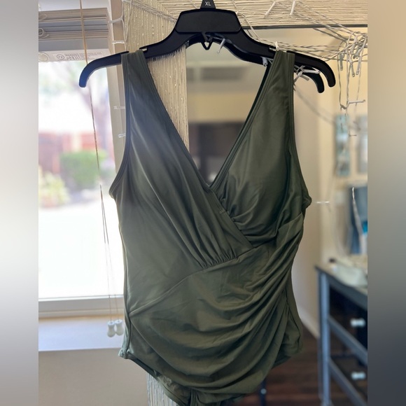 POPILUSH Shapewear Swimsuit Deep-V Neck One-Piece - MWT - Picture 6 of 10